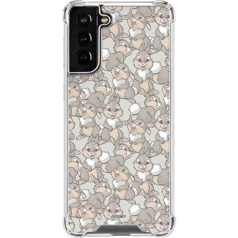 Disney Bambi Thumper Character Pattern Galaxy S21 FE Clear Case